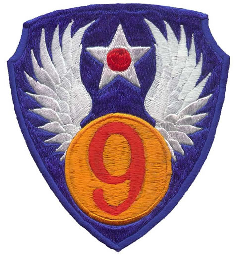 9th Army Air Force Shoulder Patch